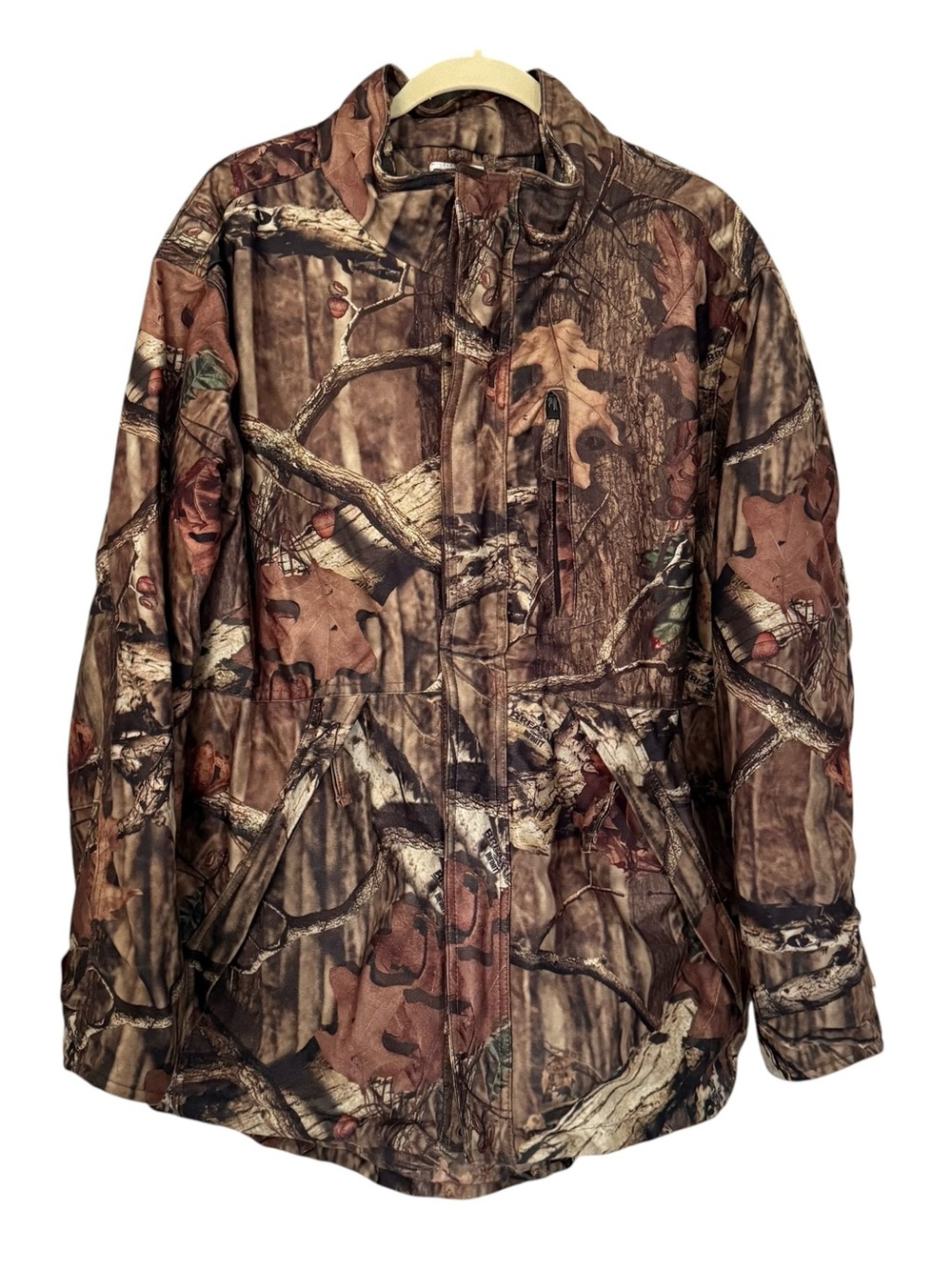 10X Jacket Mens Size Large Brown Camo Puffer Insulated Break-Up Infinity Hunting